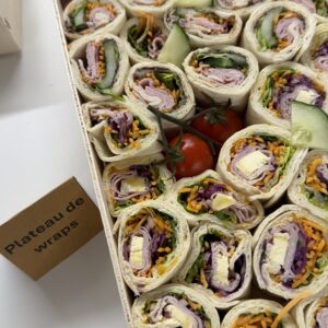 plateau de wraps maison