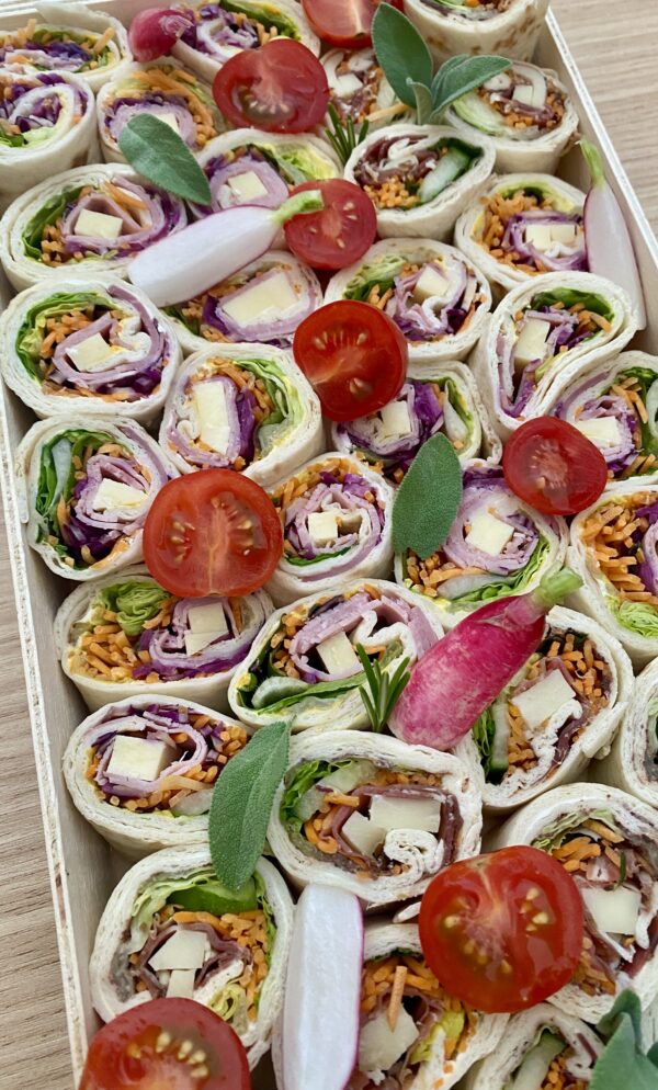 plateau de wraps maison
