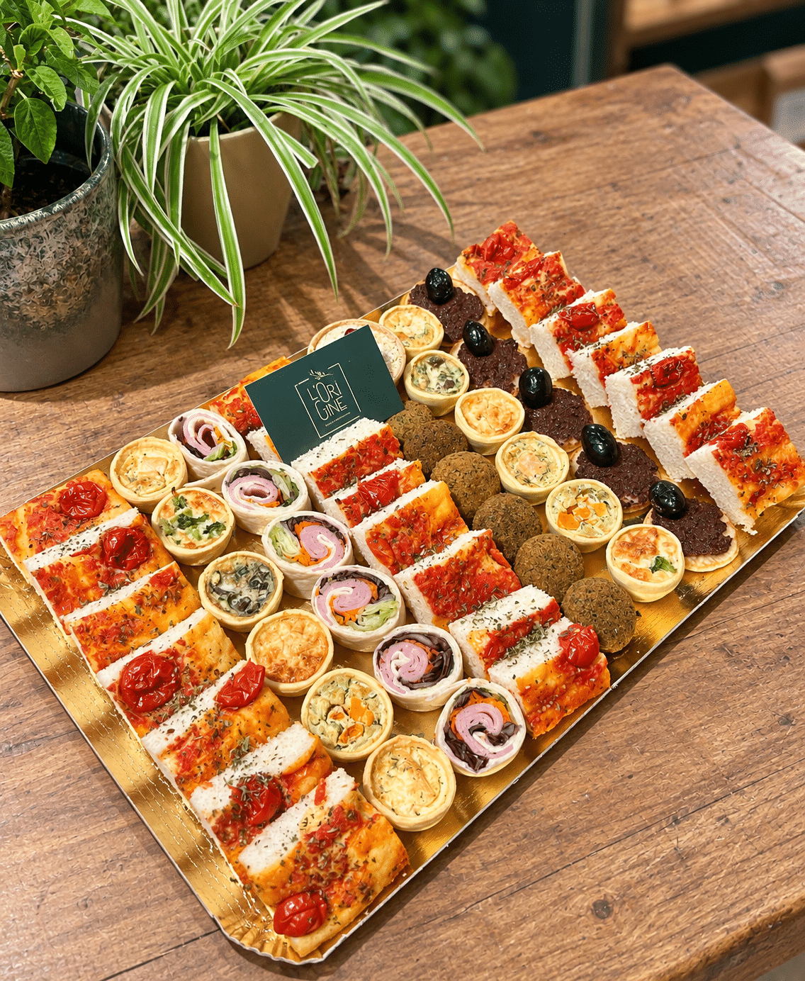 plateau de mignardises salées